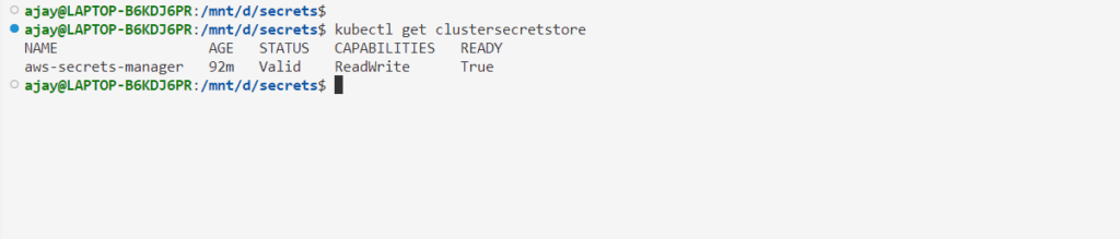 ClusterSecretStore