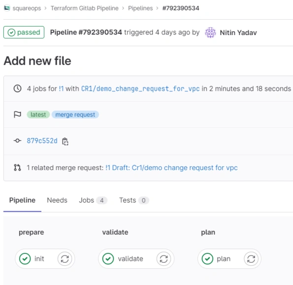 terraform plan