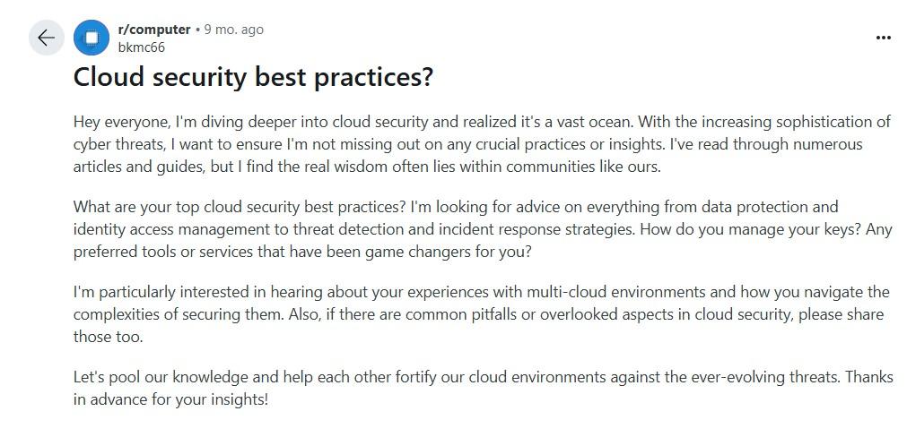 best practices?